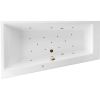 Акриловая ванна Excellent Sfera Slim 170x100 L WAEX.SFL17S.RELAX.BR с гидромассажем