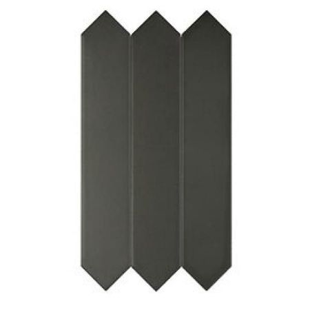 Керамическая плитка DNA Tiles Candy Crayon Graphite 128392 настенная 4,3х24,3 см