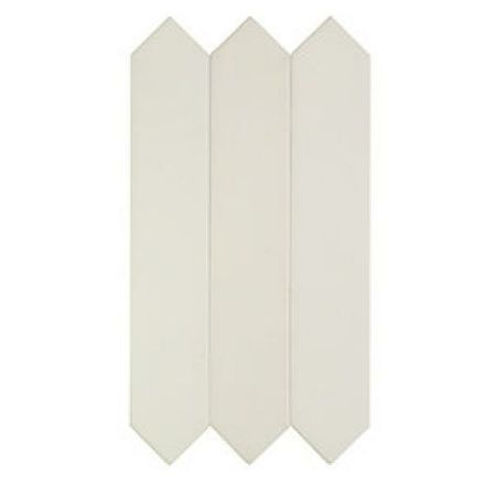 Керамическая плитка DNA Tiles Candy Crayon White 128396 настенная 4,3х24,3 см