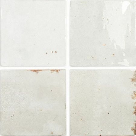 Керамическая плитка DNA Tiles Enamel Square White 123075 настенная 12,5х12,5 см