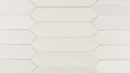 Керамическая плитка Equipe Lanse White 27481 настенная 5x25 см