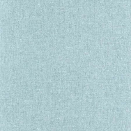 Обои Caselio Linen Edition 68526142 Винил на флизелине (0,53*10,05) Бирюзовый/Голубой, Однотонные/Рогожка