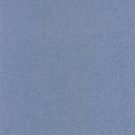 Обои Caselio Linen Edition 68526450 Винил на флизелине (0,53*10,05) Синий, Однотонные/Рогожка