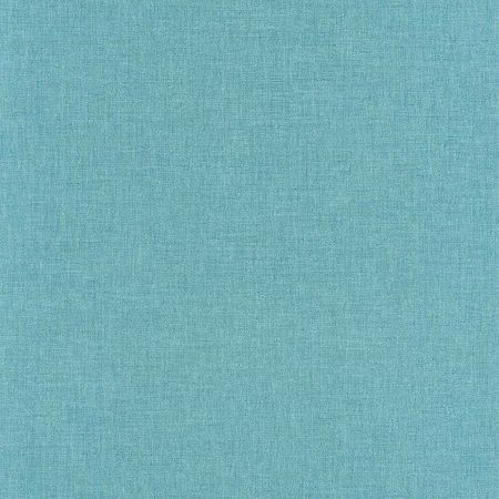 Обои Caselio Linen Edition 68526571 Винил на флизелине (0,53*10,05) Бирюзовый/Голубой, Однотонные/Рогожка