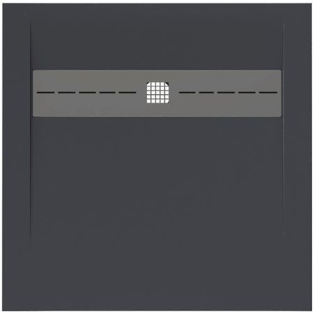 Душевой поддон из искусственного камня Allen Brau Infinity 90x90 8.21001-AM Антрацит