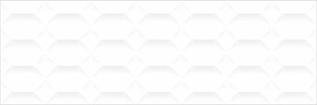 Керамическая плитка Gravita Polar White Hexa настенная 30х90 см