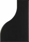 Керамическая плитка Equipe Curve Black Matt 28861настенная 8,3х12 см
