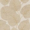 Обои Grandeco Ciara A 63504 Винил на флизелине (0,53*10,05) Бежевый/Коричневый/Золото, Листья