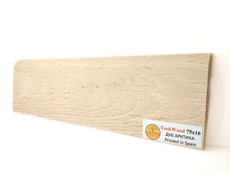 Плинтус TeckWood Дуб Арктика 2150х75х16 мм