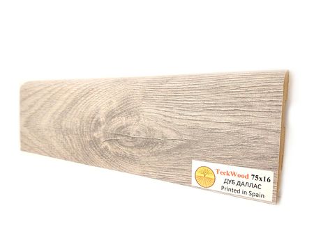 Плинтус TeckWood Дуб Даллас 2150х75х16 мм