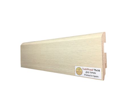 Плинтус TeckWood Дуб Турин 2150х75х16 мм