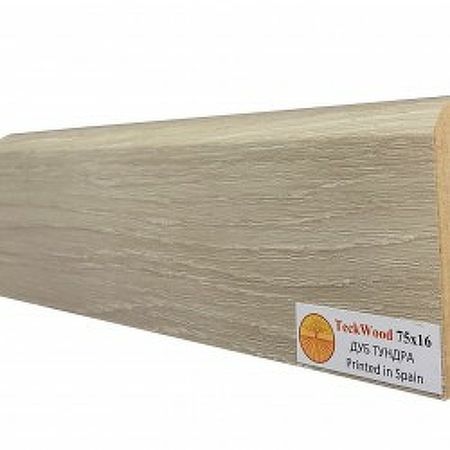 Плинтус TeckWood Дуб Тундра 2150х75х16 мм