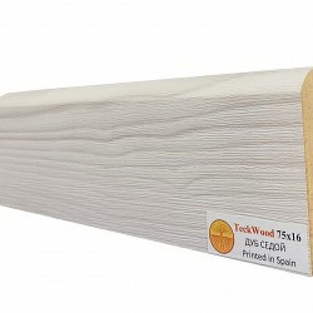 Плинтус TeckWood Дуб Седой 2150х75х16 мм