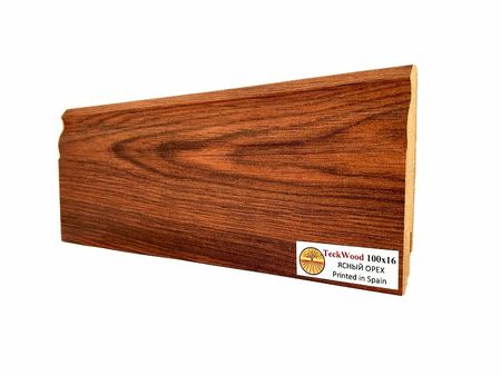 Плинтус TeckWood Ясный орех  2150х100х16 мм