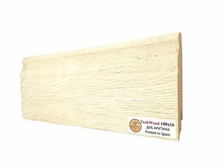 Плинтус TeckWood Дуб Арктика 2150х100х16 мм