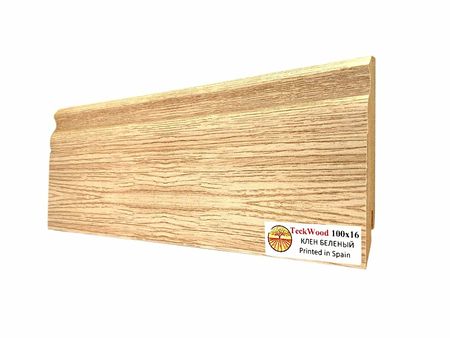 Плинтус TeckWood Клен беленый 2150х100х16 мм