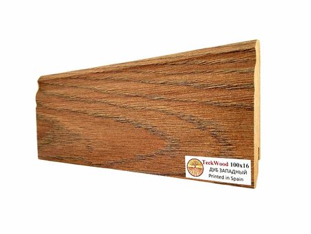 Плинтус TeckWood Дуб Западный 2150х100х16 мм