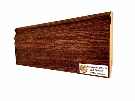 Плинтус TeckWood Дуб Бронза 2150х100х16 мм