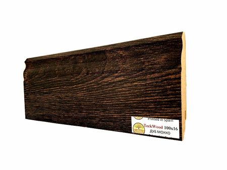Плинтус TeckWood Дуб Мокко 2150х100х16 мм