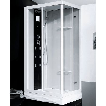 Душевая кабина Orans SR-86152 AL/AR-ED 110x80 8615200 с гидромассажем