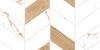 Керамическая плитка GlobalTile Marmaris GT Белый геометрия GT128VG настенная 25х50 см