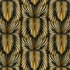 Обои Emiliana Parati Roberto Cavalli 8 19001 Винил на флизелине (1,06*10,05) Черный/Золото, Абстракция