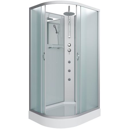 Душевая кабина Niagara Classic 120x80 R NG-3312-14RBKTG с гидромассажем