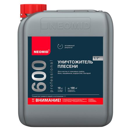 средство для удаления плесени NEOMID 600 5кг. концентрат 1:1, арт. Н-600-5/к1:1