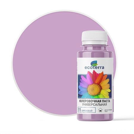 паста колеровочная ECOTERRA сиреневый N11 0,1л, арт.ЭК000116075