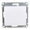 переключатель 1-клавишный SCHNEIDER ELECTRIC Glossa белый