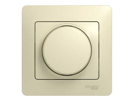диммер поворотный SCHNEIDER ELECTRIC Glossa 300 Вт, бежевый