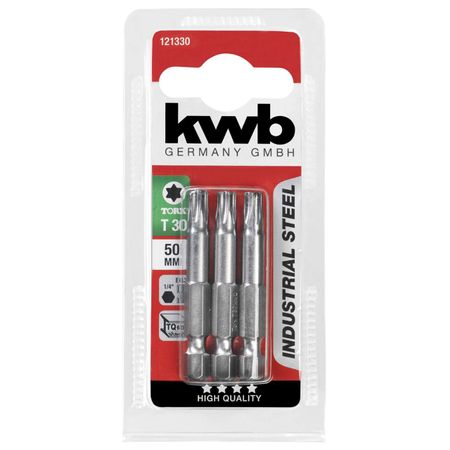 бита KWB TORX30 50мм 3шт