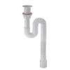 сифон для раковины WIRQUIN  1 1/4"х40/50 800 мм гофрированный белый
