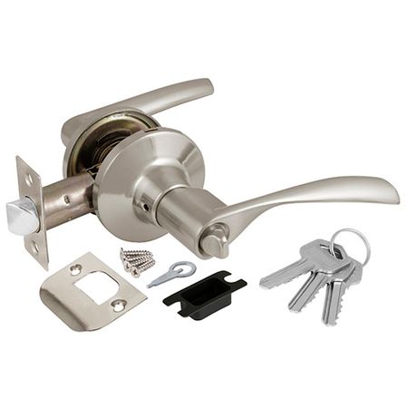 ручка-защелка AJAX Knob 6010 SN-E матовый никель ключ/фиксатор