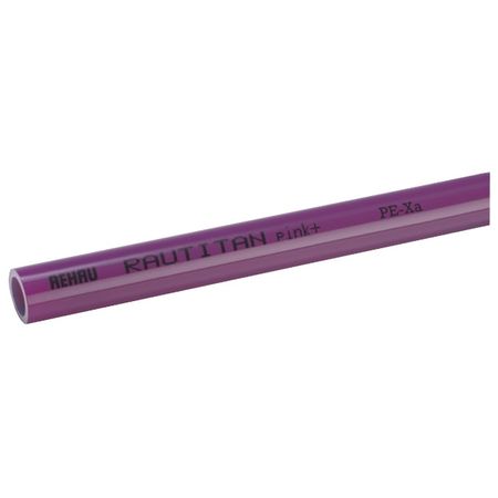 труба REHAU 20 х 2,8 Rautitan Pink+ из сшитого полиэтилена для теплого пола 120 м