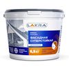 краска акриловая ЛАКРА фасадная белоснежная 6,5кг, арт.8306492