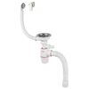 сифон для мойки WIRQUIN Neo 3.1/2" чашка 114мм отвод д/БТ универс перелив гофротруба 40х40/50мм