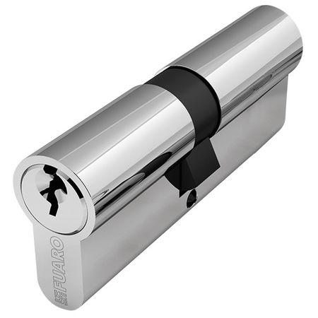 цилиндр ключевой Fuaro Lock 100 za 60мм 30х30 хром