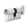 цилиндр ключевой AJAX AX102 CP 4 кл 60 мм 30x30 хром вертушка