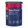 краска акриловая TIKKURILA Euro Power 7 для стен и потолков база С 0,9л  бесцветная, арт.700001122