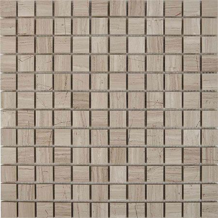 Каменная мозаика Pixmosaic White Wooden PIX254 30,5x30,5 см