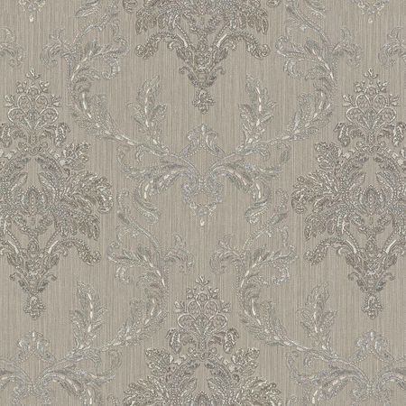 Обои Emiliana Parati Tesori dOriente 97236 Винил на флизелине (1,06*10,05) Коричневый, Дамаск
