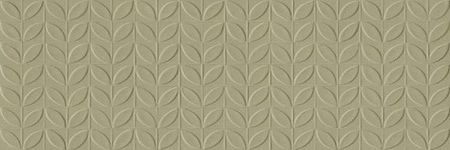 Керамическая плитка Marazzi Ragno Vida Struttura Foglia 3D Verde Rett RA6N настенная 30х90 см