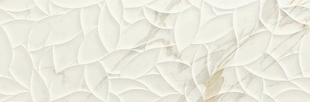 Керамическая плитка Marazzi Ragno Bistrot Calacatta Michelangelo Struttura Natura 3D rett. R4UJ настенная 40х120 см