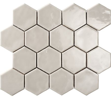 Керамическая плитка Amadis Art Deco Glossy on Mesh Hibiscus (7,9x9,1-16pz) настенная 28х32 см