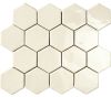 Керамическая плитка Amadis Art Deco Glossy on Mesh Vanilla (7,9x9,1-16pz) настенная 28х32 см