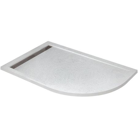 Душевой поддон из искусственного камня Cezares Tray AS 120x80 L TRAY-AS-RH-120/80-30-W-L Белый