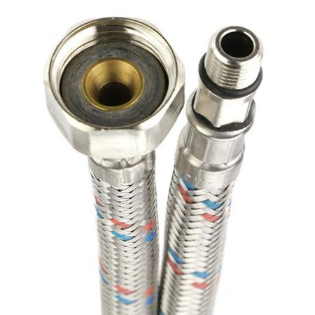 подводка для смесителя FIL-NOX, 1/2 ВР-М10, 1,0 м, короткий штуцер