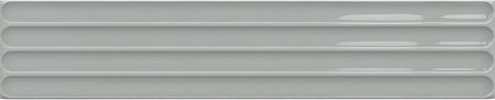Керамическая плитка DNA Tiles Plinto In Grey Gloss 78803286 настенная 10,7х54,2 см