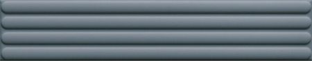 Керамическая плитка DNA Tiles Plinto Out Blue Matt 78803298 настенная 10,7х54,2 см